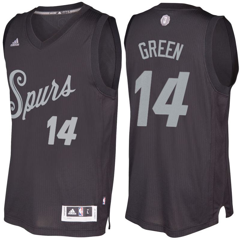 Men's  Danny Green Spurs 2016-17 Christmas Day Black Jersey