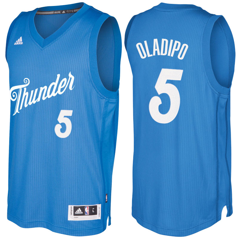 Men's  Victor Oladipo Thunder 2016-17 Christmas Day Blue Jersey