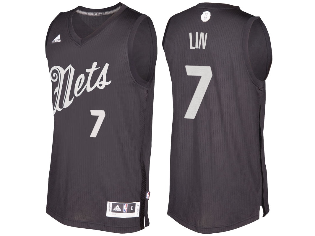 Nets 2016 Christmas Day Swingman Black Jersey