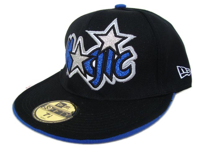  NBA New Era Orlando Magic Black Team 59FIFTY Fitted Hat