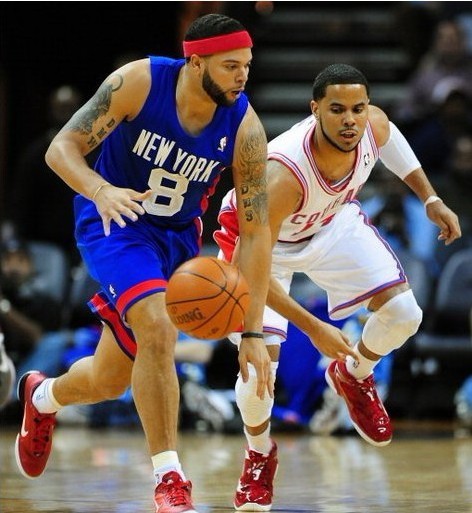 New York Nets #8 Deron Williams blue jersey