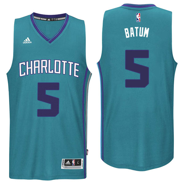 Men's  Nicolas Batum Charlotte Hornets Adidas Swingman Alternate Teal Jersey