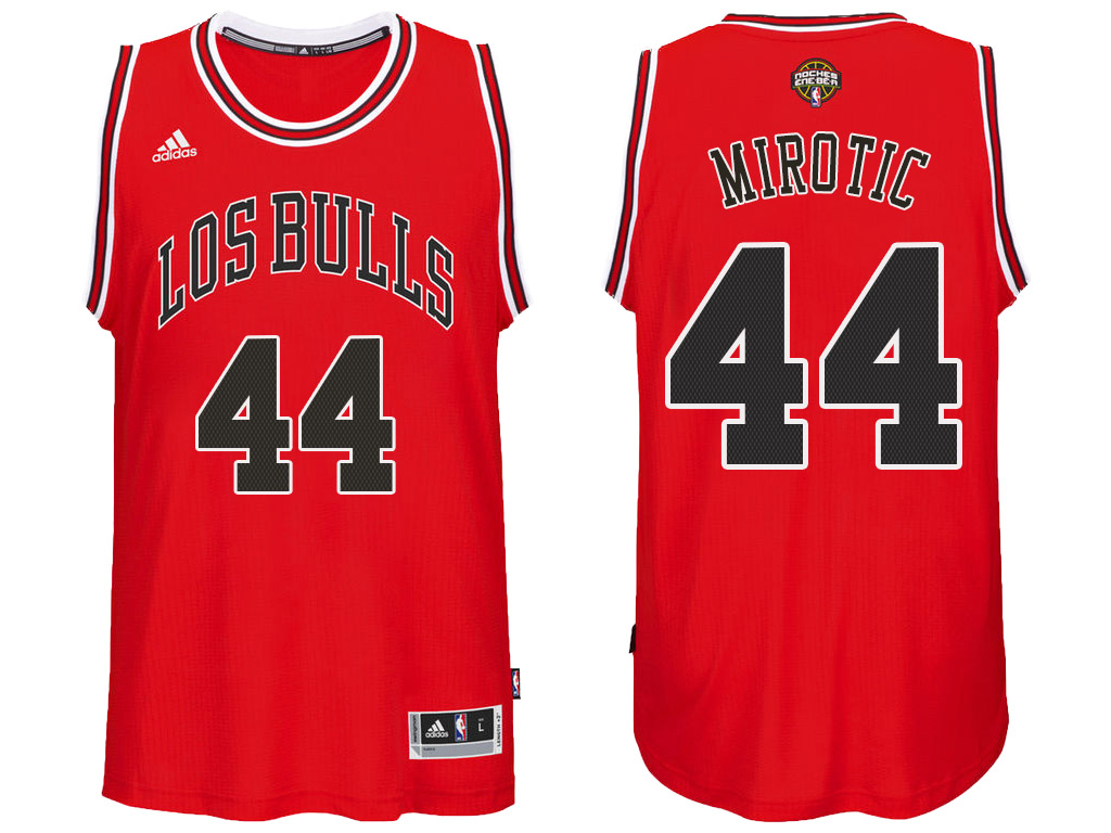 Men's Nikola Mirotic Noches Enebea Swingman Road Red Jersey