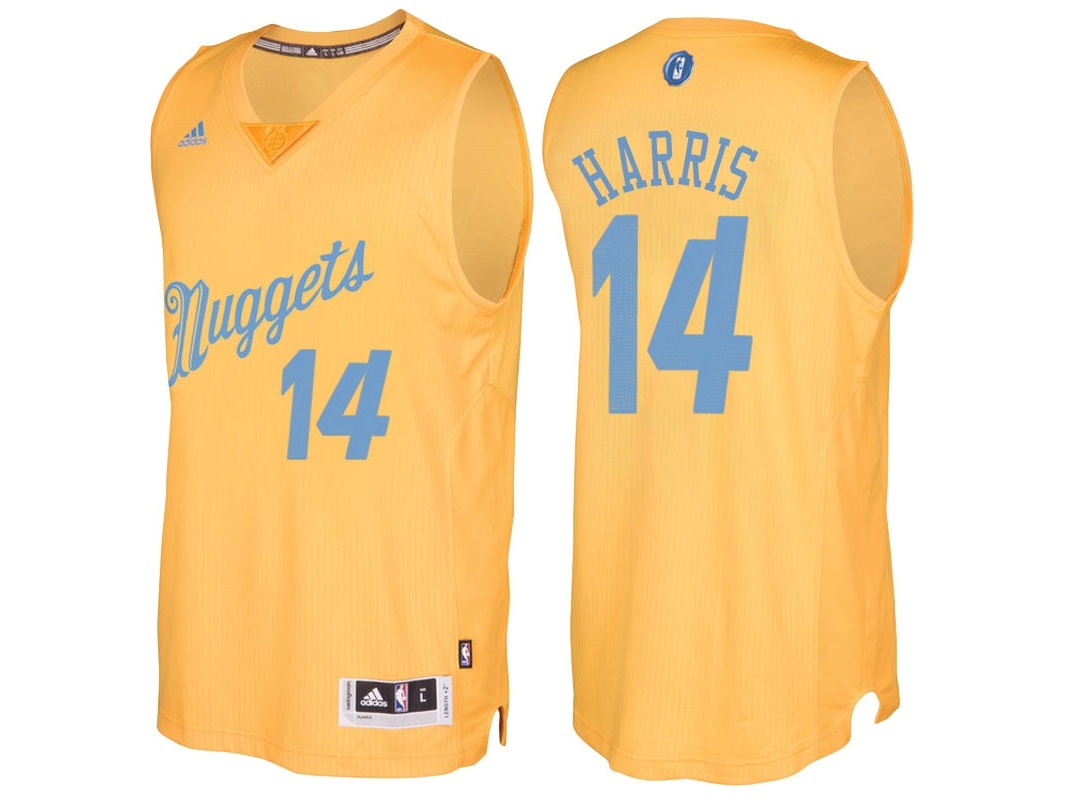 Nuggets 2016 Christmas Day Swingman Gold Jersey