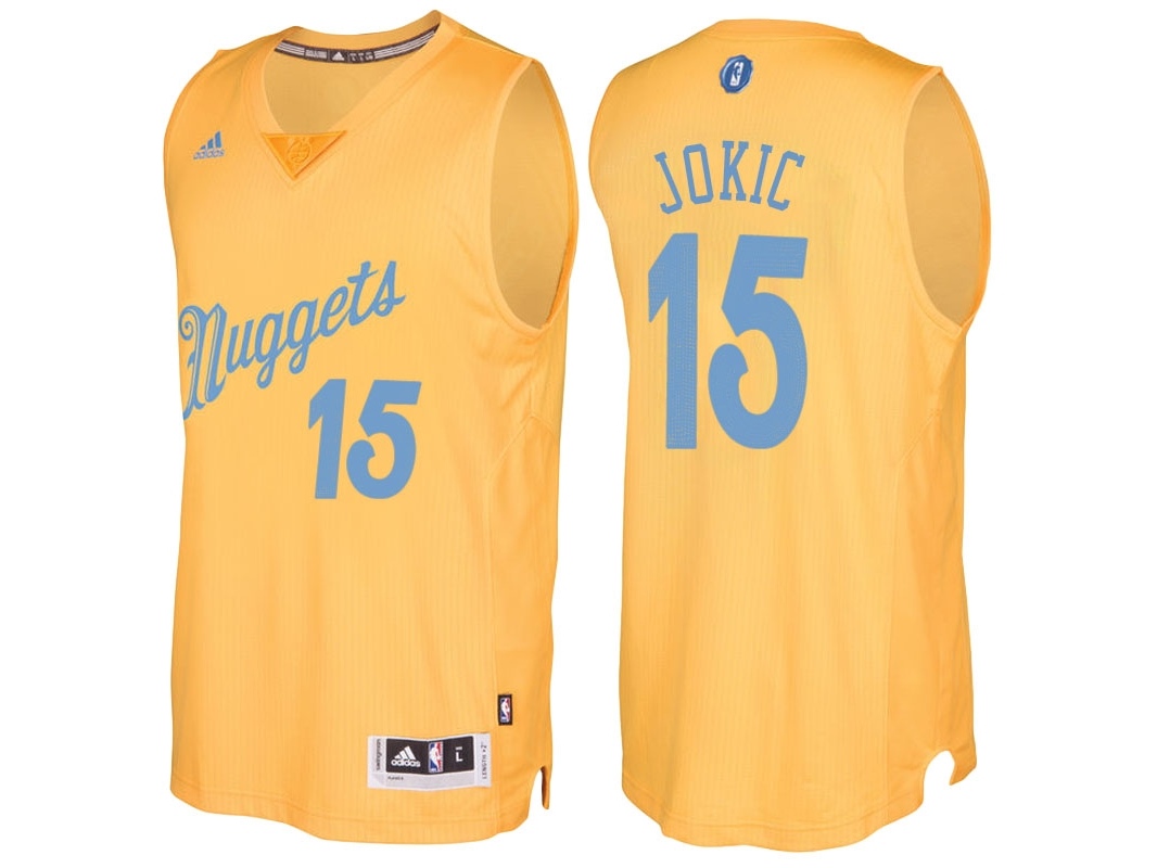 Nuggets 2016 Christmas Day Swingman Gold Jersey