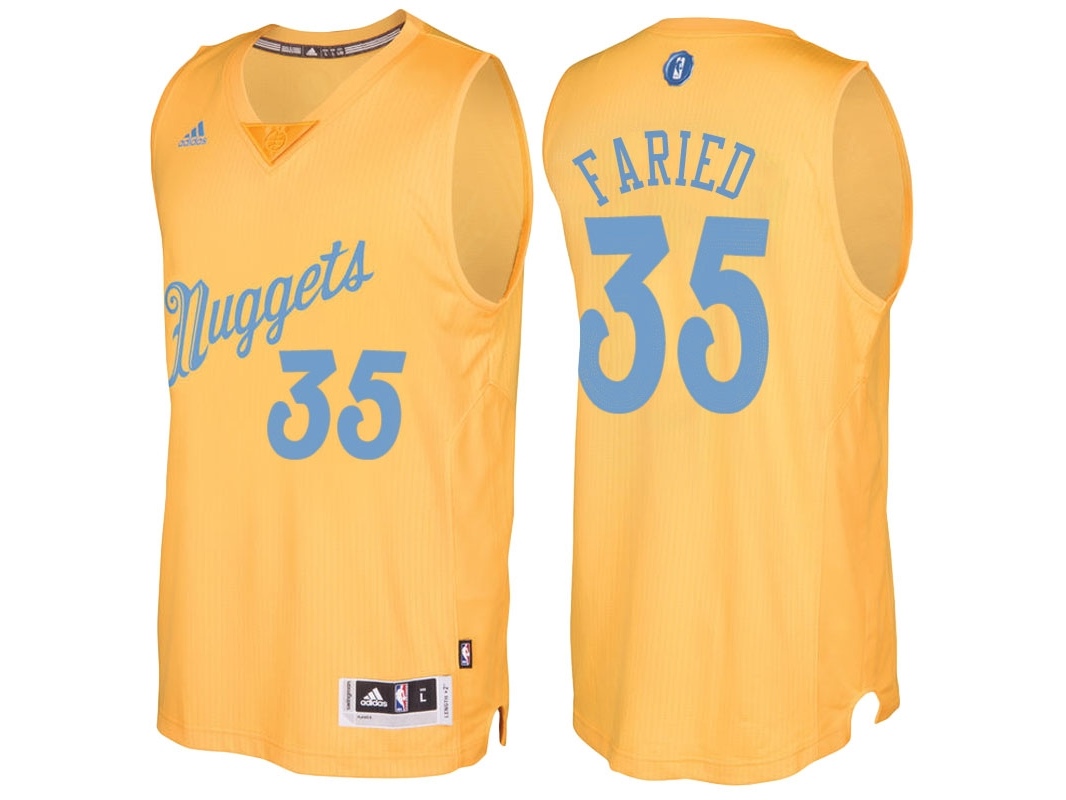 Nuggets 2016 Christmas Day Swingman Gold Jersey