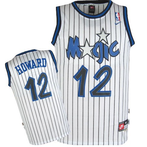 Men's  NBA Orlando Magic #12 Dwight Howard Soul Home Jersey