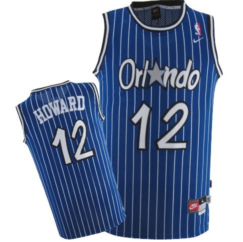 Men's  NBA Orlando Magic #12 Dwight Howard Soul Road Jersey