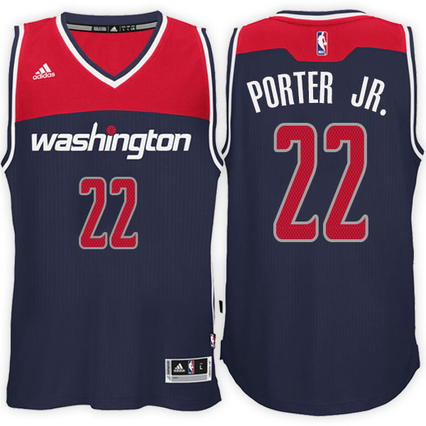 Men's  Otto Porter Jr. Washington Wizards Adidas Swingman Road Navy Jersey