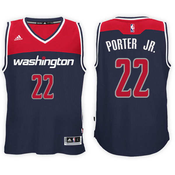 Men's  Otto Porter Jr. Washington Wizards Swingman Road Adidas Navy Jersey