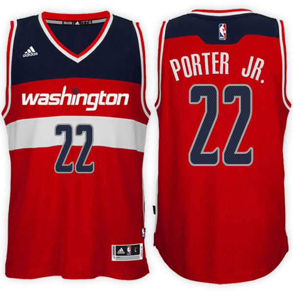 Men's  Otto Porter Jr. Washington Wizards Adidas Swingman Alternate Red Jersey