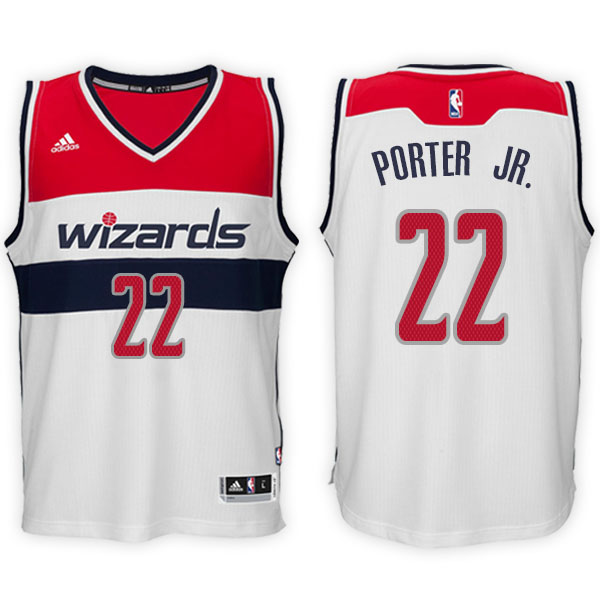 Men's  Otto Porter Jr. Washington Wizards Alternate Adidas Swingman White Jersey