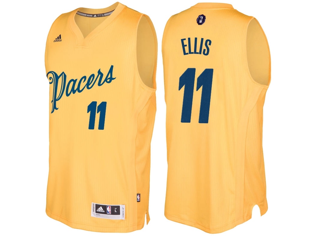 Pacers 2016 Christmas Day Swingman Gold Jersey