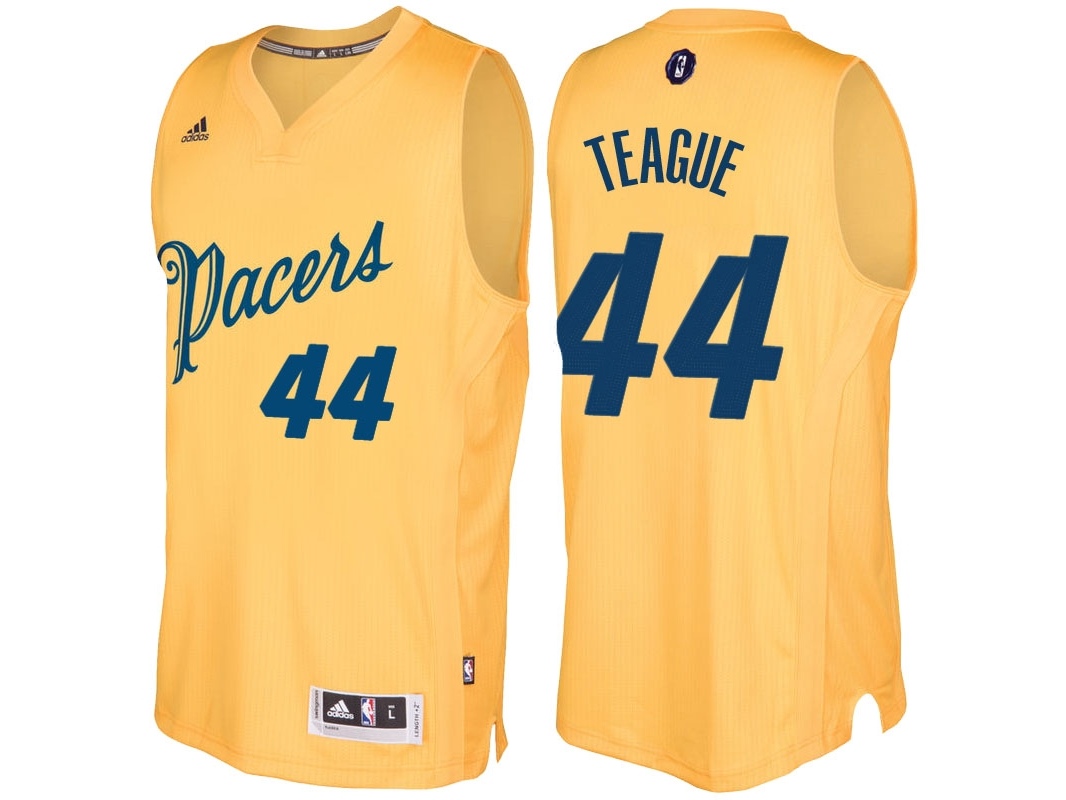 Pacers 2016 Christmas Day Swingman Gold Jersey