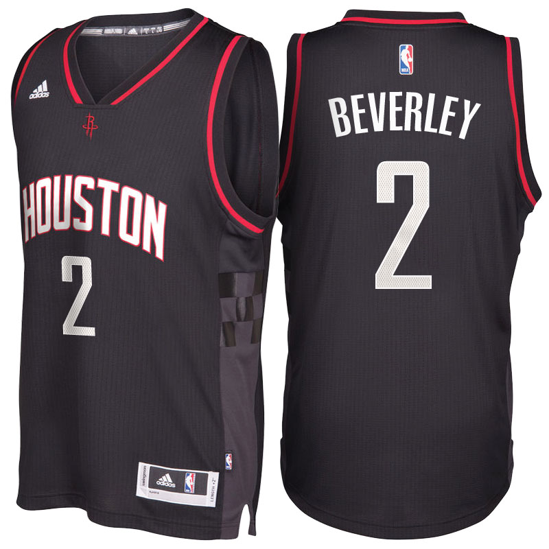 Men's  Patrick Beverley Houston Rockets 2016-17 Black Space City Black Jersey