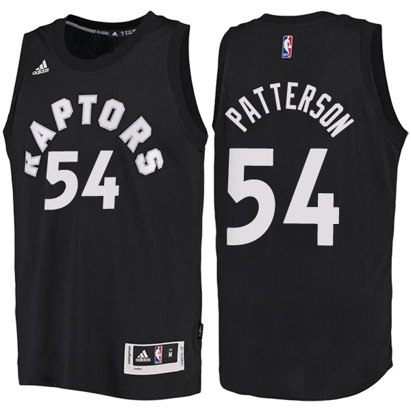 Men's  Patrick Patterson Toronto Raptors Black Jersey