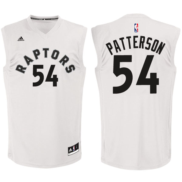 Men's  Patrick Patterson Toronto Raptors White Jersey