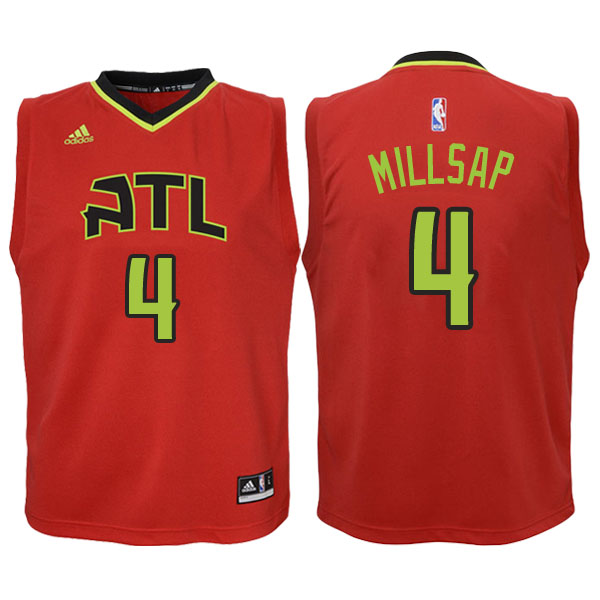 Men's  Paul Millsap Atlanta Hawks Red-Green Jersey