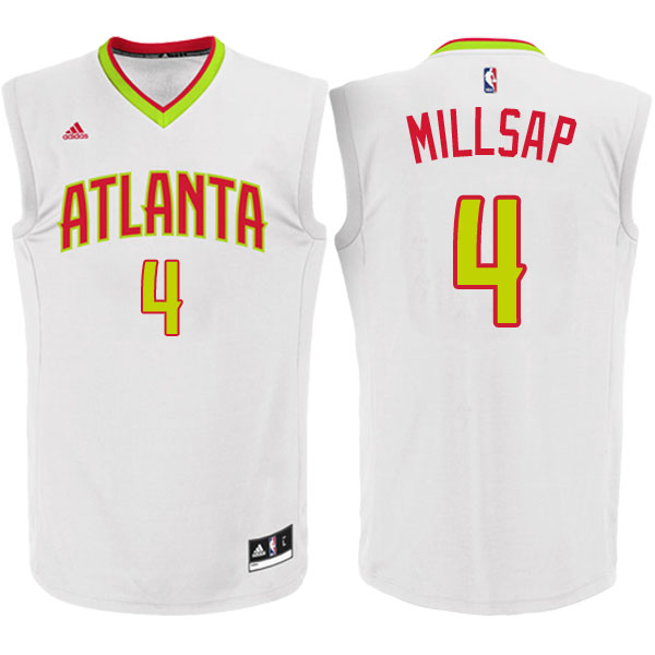 Men's  Paul Millsap Atlanta Hawks White Jersey