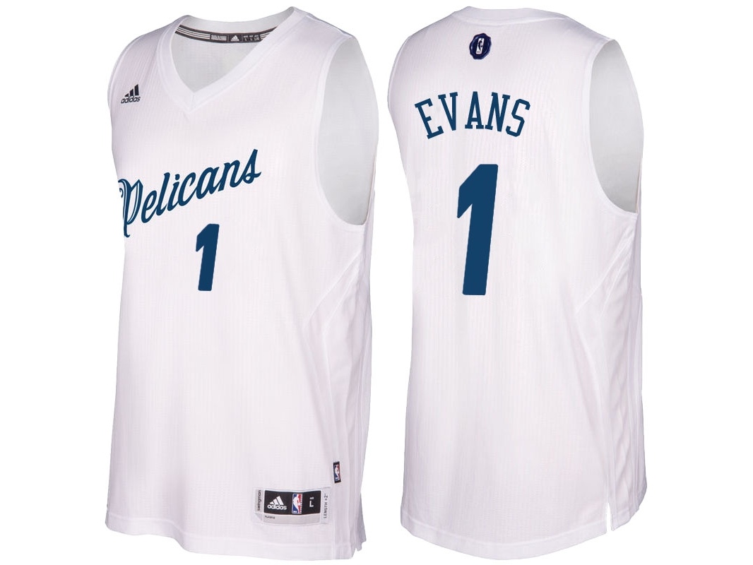 Pelicans 2016 Christmas Day Swingman White Jersey