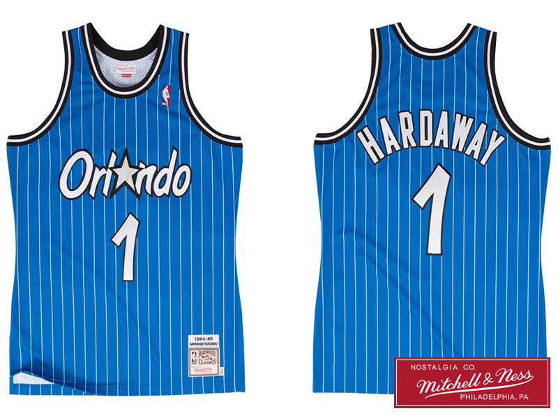 Men's Penny Hardaway 1994-95 Blue Jersey