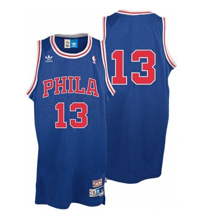 Wilt Chamberlain Blue Jersey