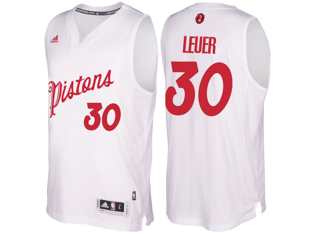 Pistons 2016 Christmas Day Swingman White Jersey