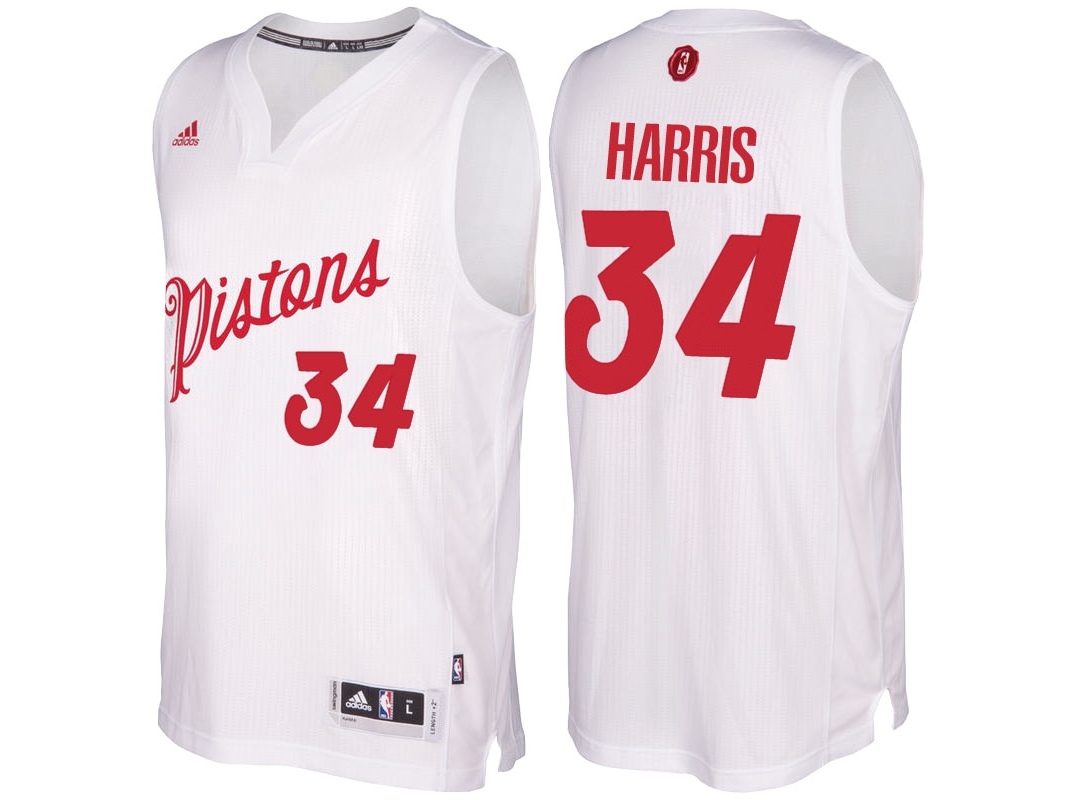 Pistons 2016 Christmas Day Swingman White Jersey