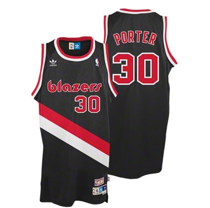 Men's  Portland Trail Blazers #30 Terry Porter Throwback Jersey