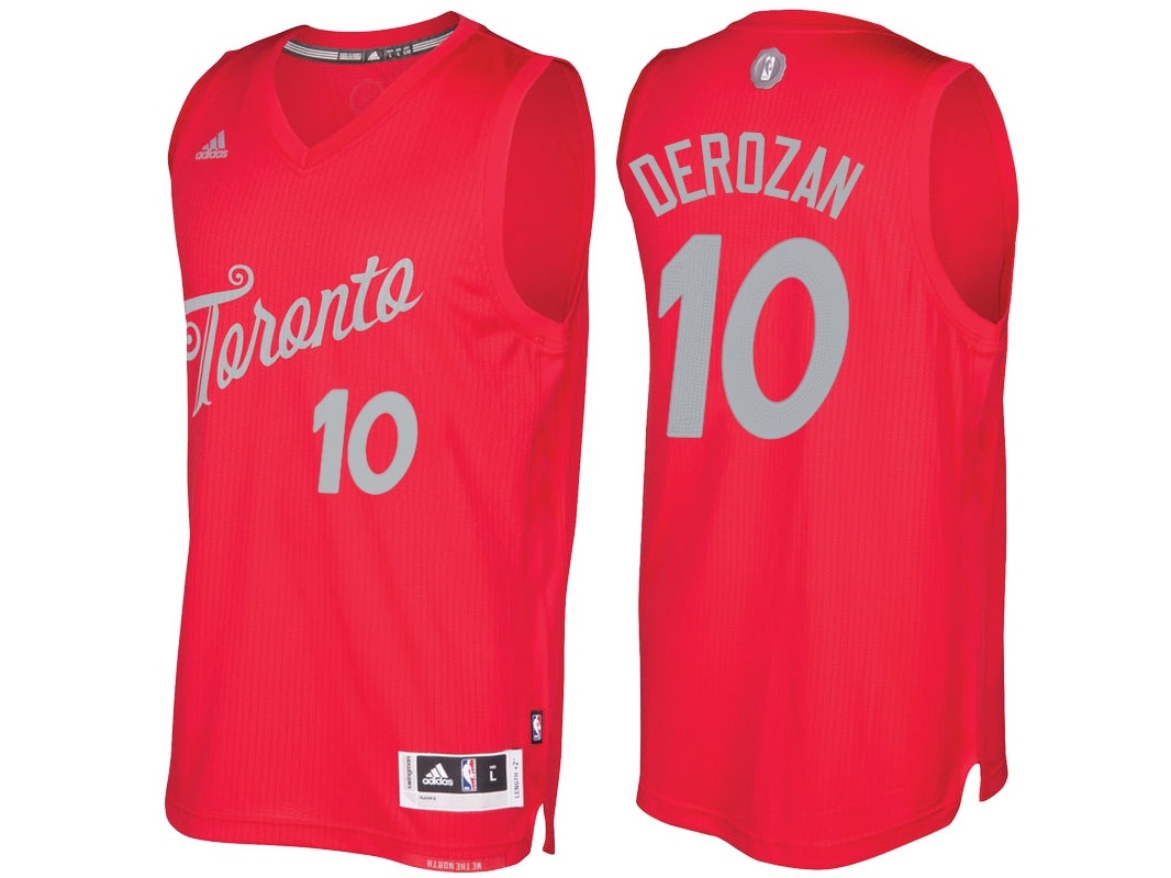 Raptors 2016 Christmas Day Swingman Red Jersey