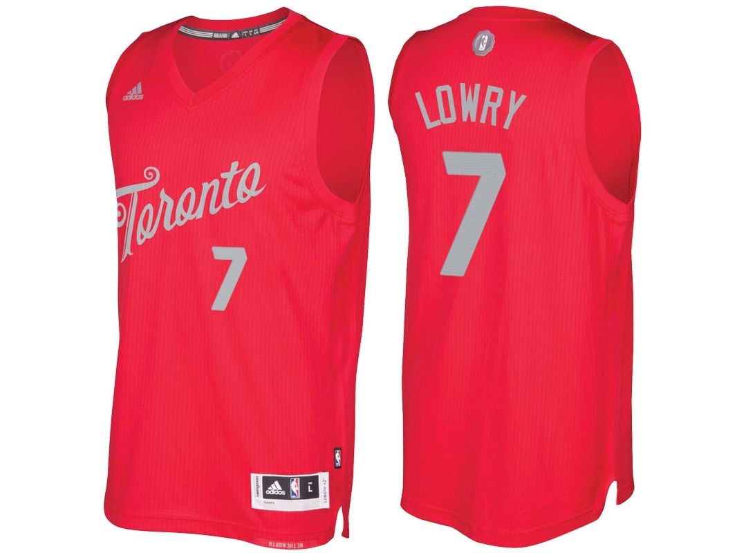 Raptors 2016 Christmas Day Swingman Red Jersey