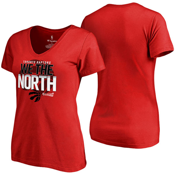 Women's Toronto Raptors 2017 NBA Playoffs Fanatics Branded Participant Drive Red T-shirt