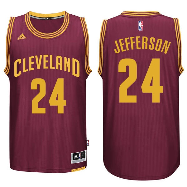 Men's  CAVS #24 Richard Jefferson New Swingman Red Jersey