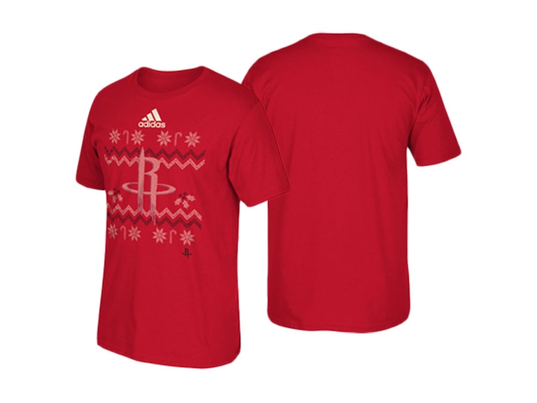 Rockets 2016 Christmas Day climalite Ultimate Red T-Shirt