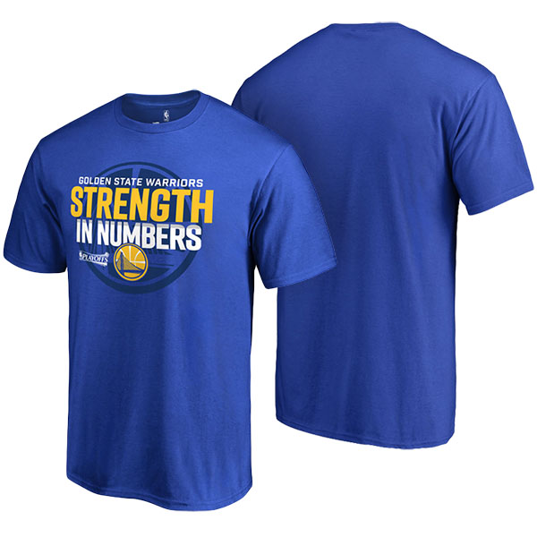 Men's  Golden State Warriors Fanatics Branded 2017 NBA Playoffs Slogan Royal T-shirt