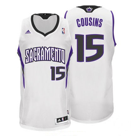 Men's  NBA Sacramento Kings #15 DeMarcus Cousins Home Jersey