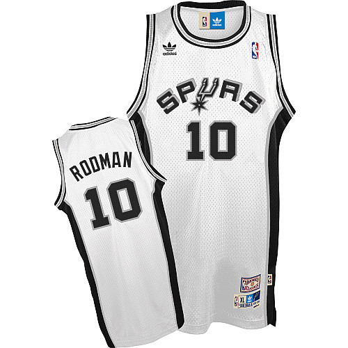 Men's  NBA San Antonio Spurs #10 Dennis Rodman Soul Home Jersey