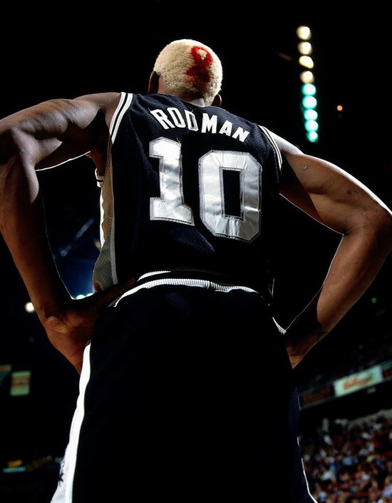 NBA Dennis Rodman Spurs Jersey