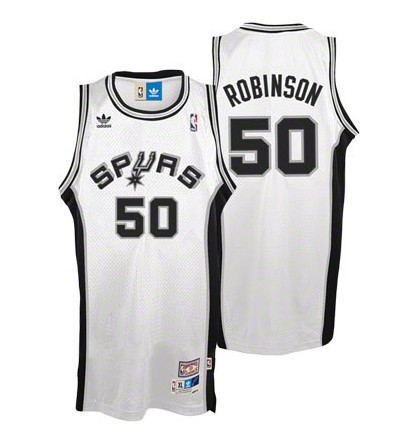 Men's  NBA San Antonio Spurs #50 David Robinson Soul Home Jersey