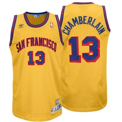 Men's  Wilt Chamberlain San Francisco Warriors Jersey