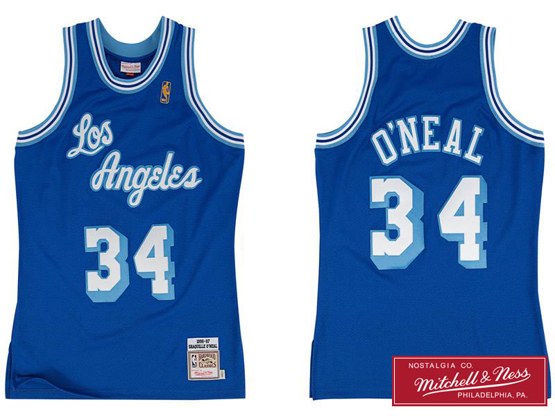 Men's Shaquille O'Neal 1996-97 Blue Jersey