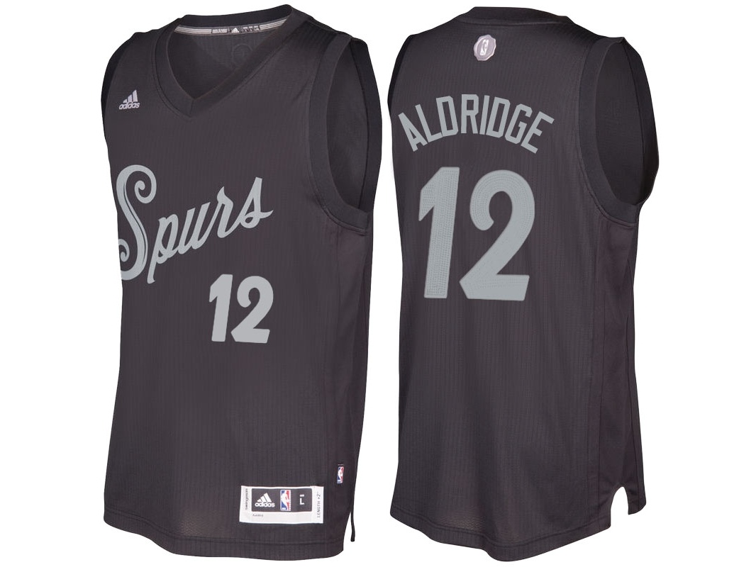 Spurs 2016 Christmas Day Swingman Black Jersey