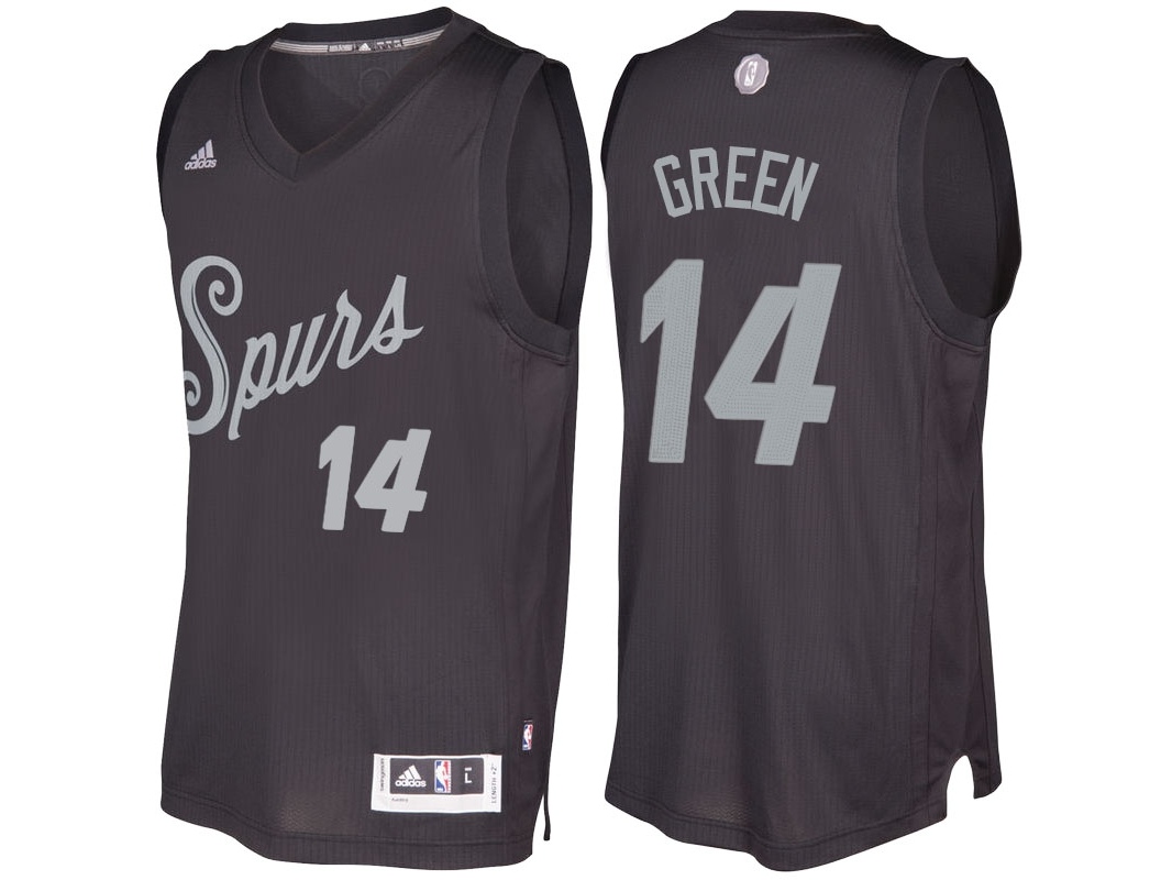 Spurs 2016 Christmas Day Swingman Black Jersey