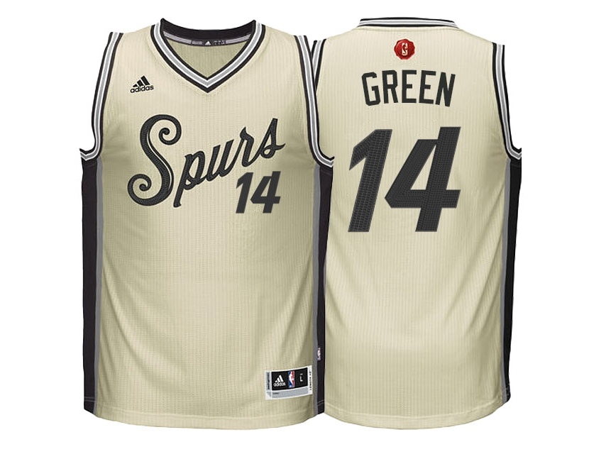 Spurs 2015 Christmas Day Swingman Cream Jersey