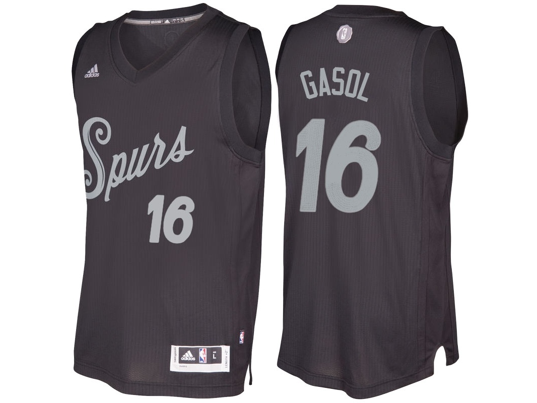 Spurs 2016 Christmas Day Swingman Black Jersey