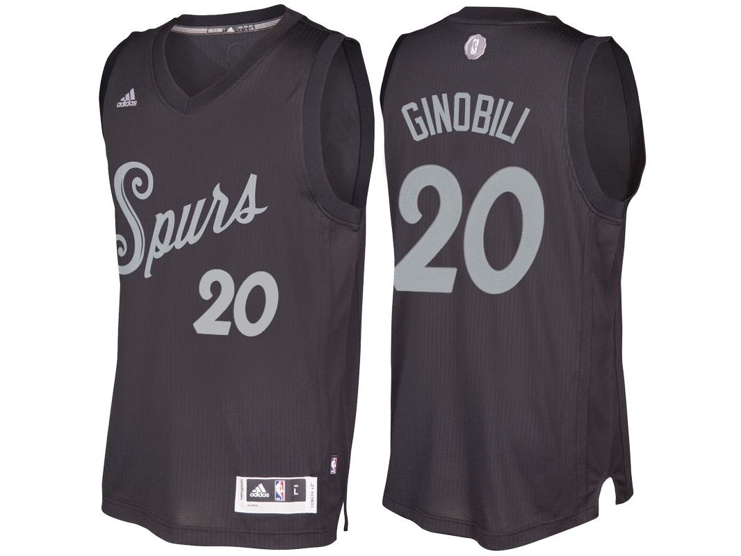 Spurs 2016 Christmas Day Swingman Black Jersey