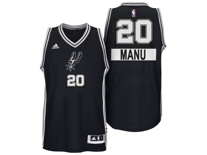 Spurs Christmas Day Swingman Black Jersey