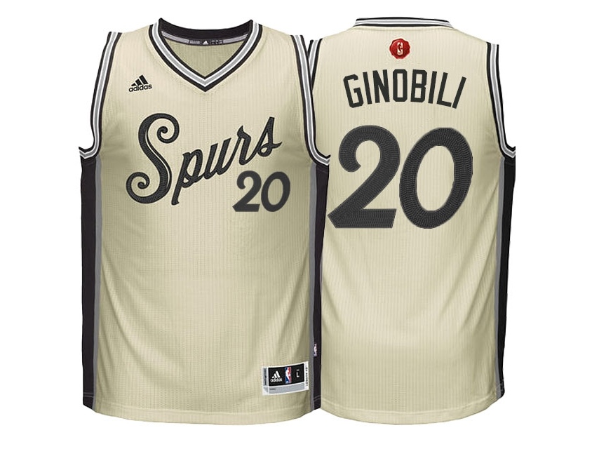 Spurs 2015 Christmas Day Swingman Cream Jersey