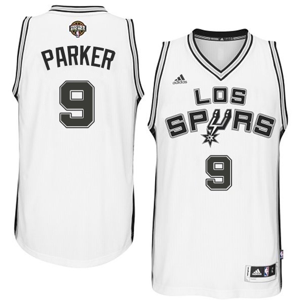 Men's  Tony Parker 2014-15 Noches Enebea Latin Night Jersey