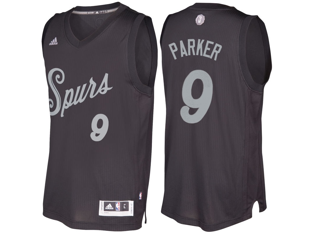 Spurs 2016 Christmas Day Swingman Black Jersey